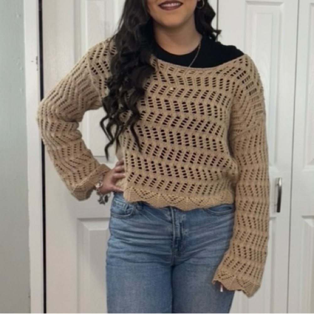 AEO | Women's Tan Sweater